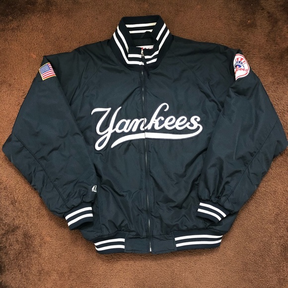 authentic majestic yankees jacket